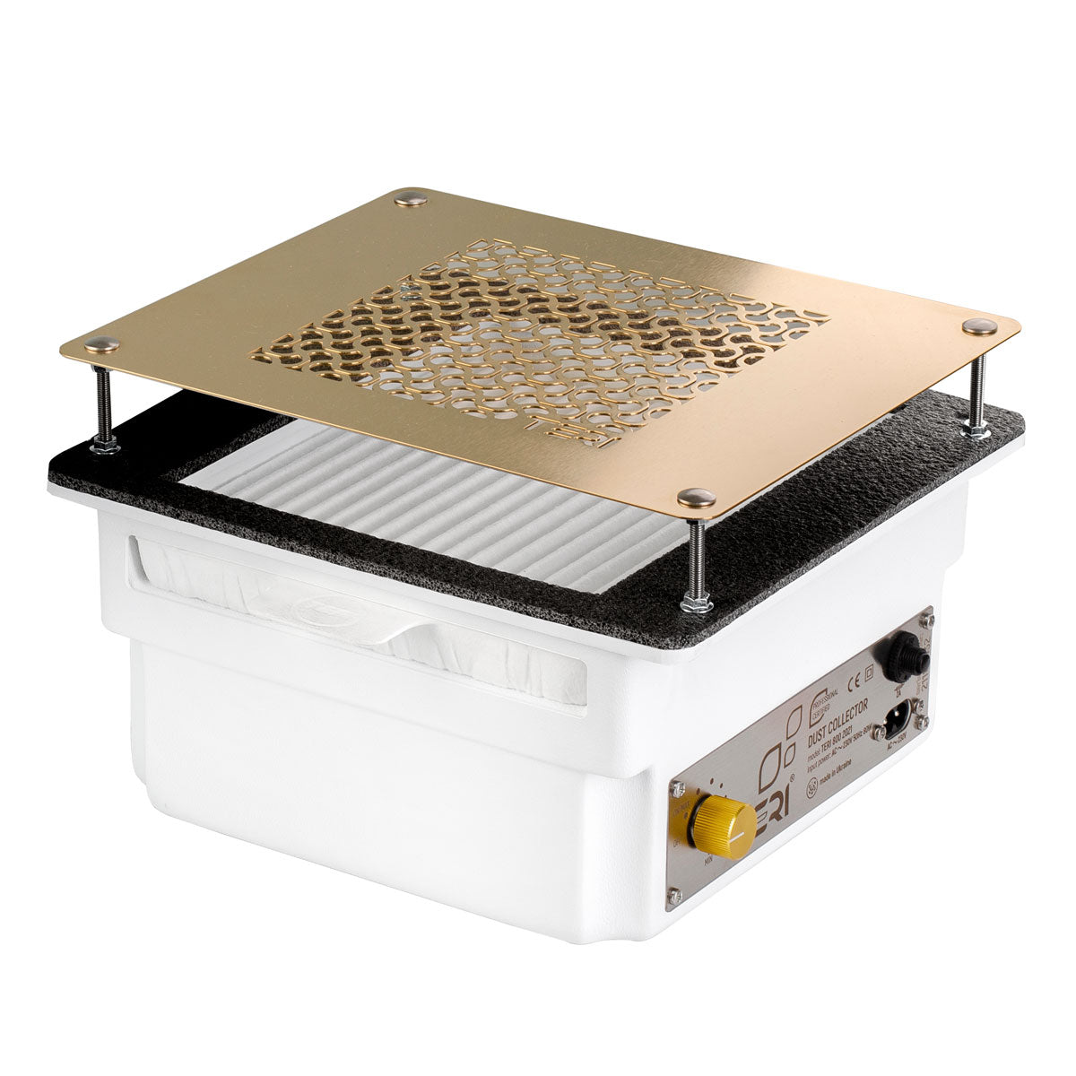 Grille inox 114 or pour aspirateur encastrable Teri