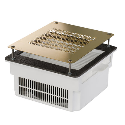 Aspirateur à ongles encastré Teri 800 blanc grille or