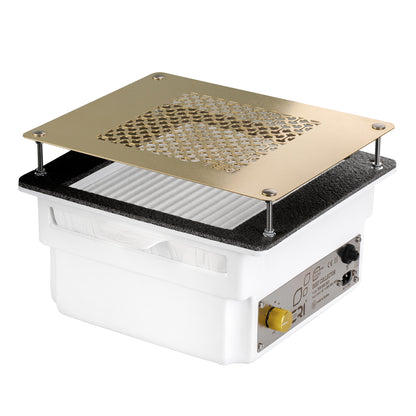 Aspirateur à ongles encastré Teri 800 blanc grille or – vue 2
