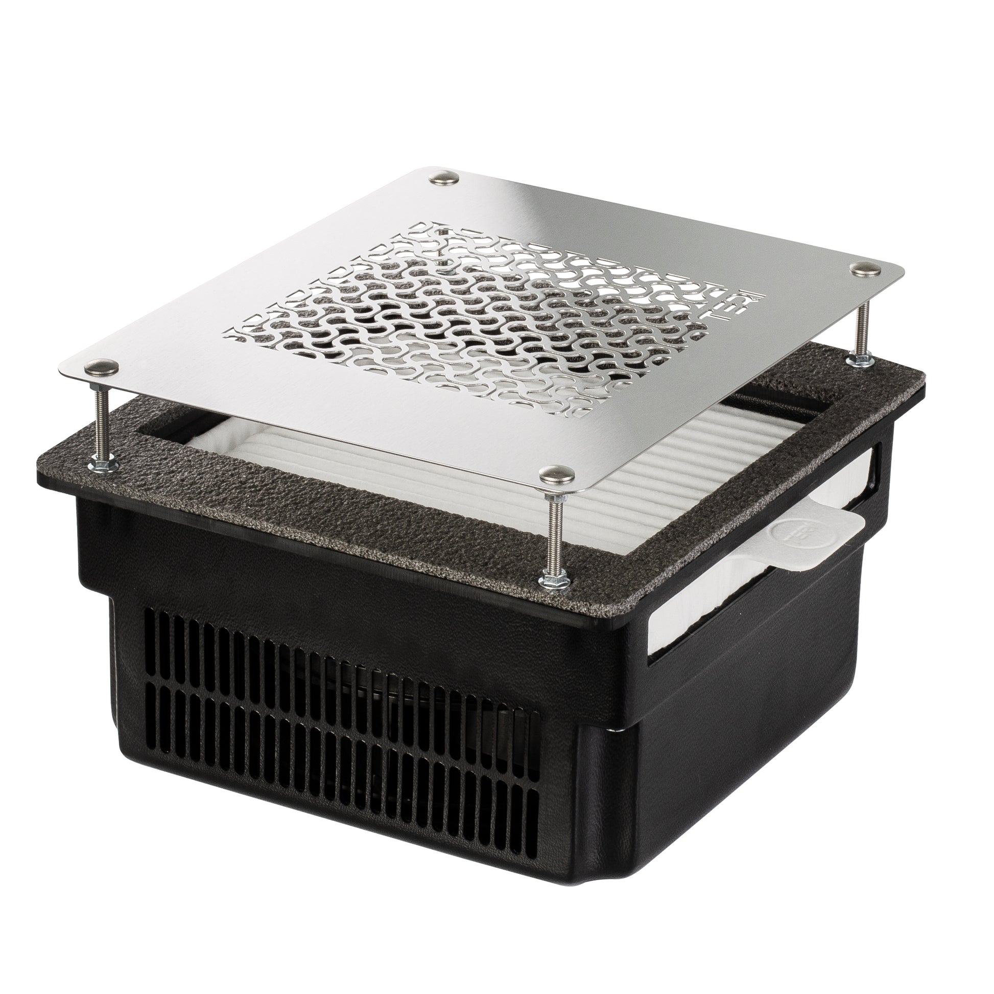 Aspirateur à ongles encastré Teri 800 noir grille argent – vue 2