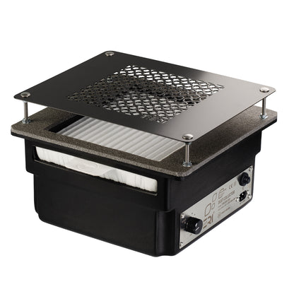Aspirateur à ongles encastré Teri 800 noir grille noire – vue 2
