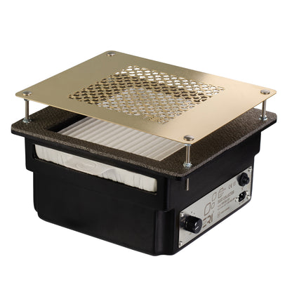Aspirateur à ongles encastré Teri 800 noir grille or – vue 2