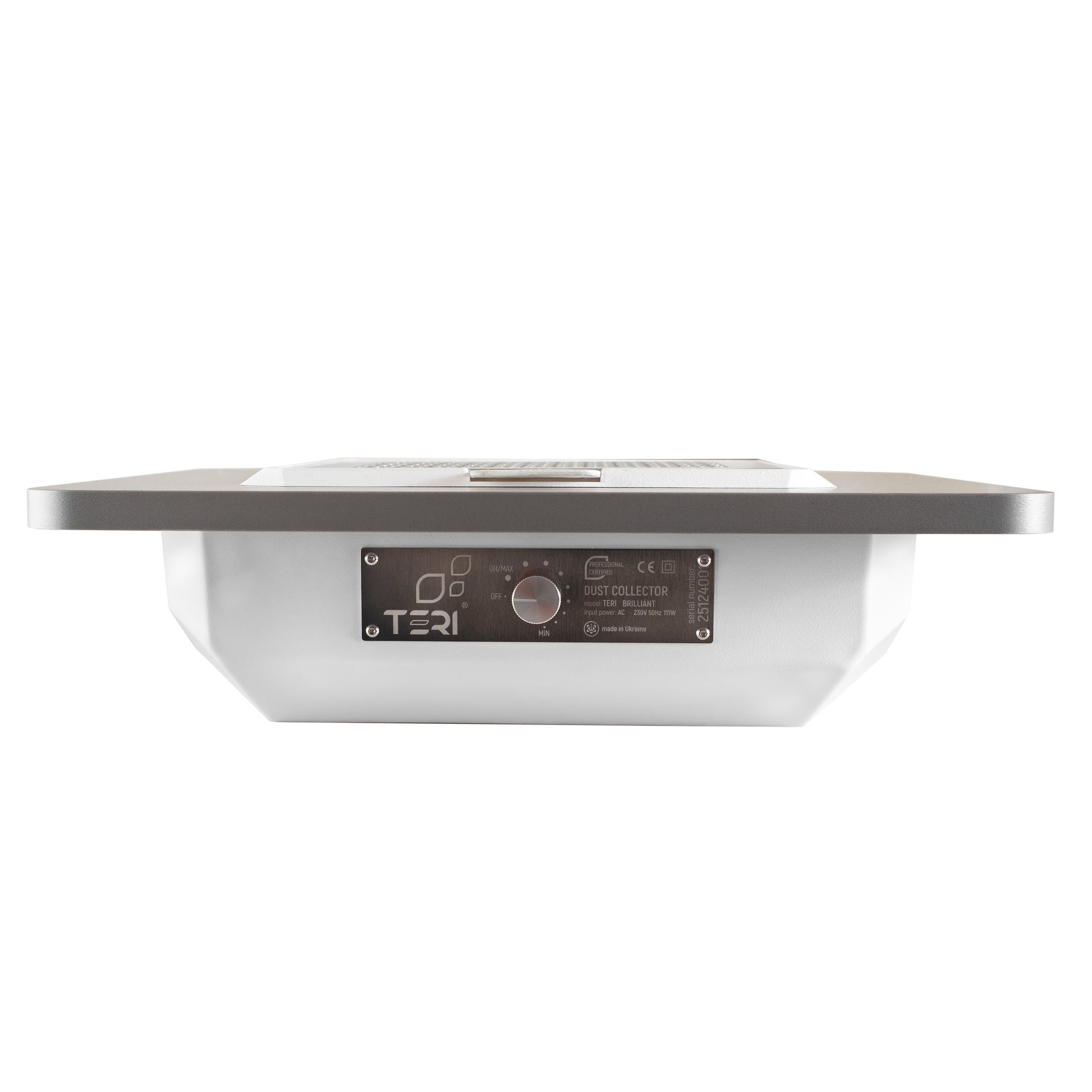 Aspirateur à ongles encastré Teri Brilliant blanc grille argent – vue 2
