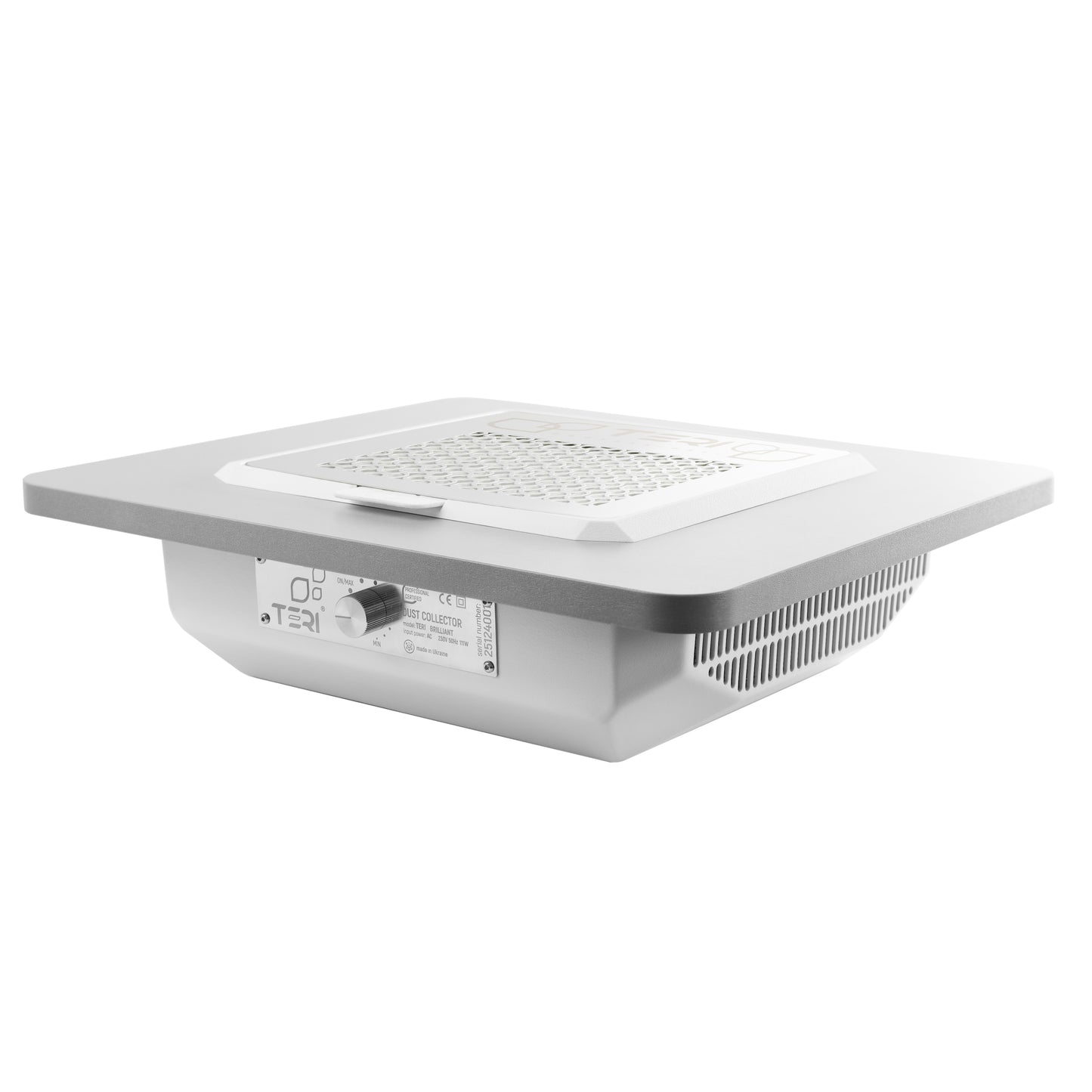 Aspirateur à ongles encastré Teri Brilliant blanc grille blanche