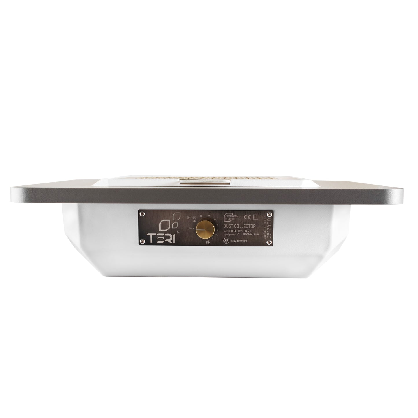 Aspirateur à ongles encastré Teri Brilliant blanc grille or – vue 2