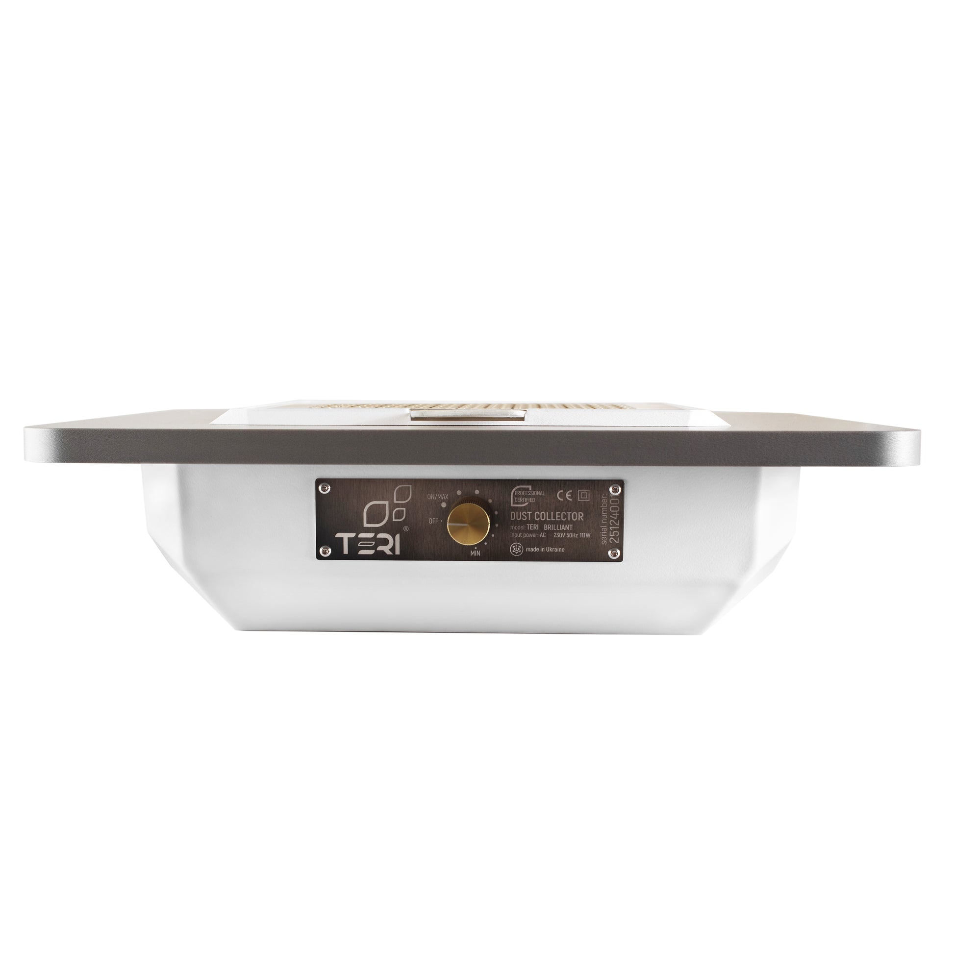 Aspirateur à ongles encastré Teri Brilliant blanc grille or – vue 2