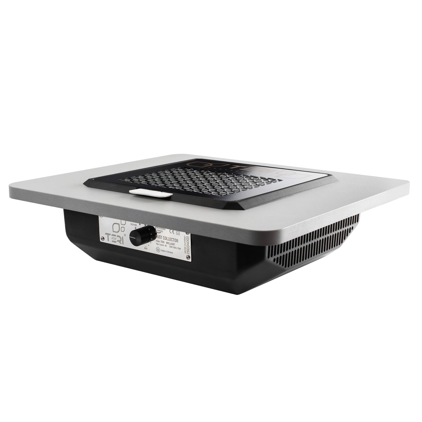 Aspirateur à ongles encastré Teri Brilliant noir grille noire
