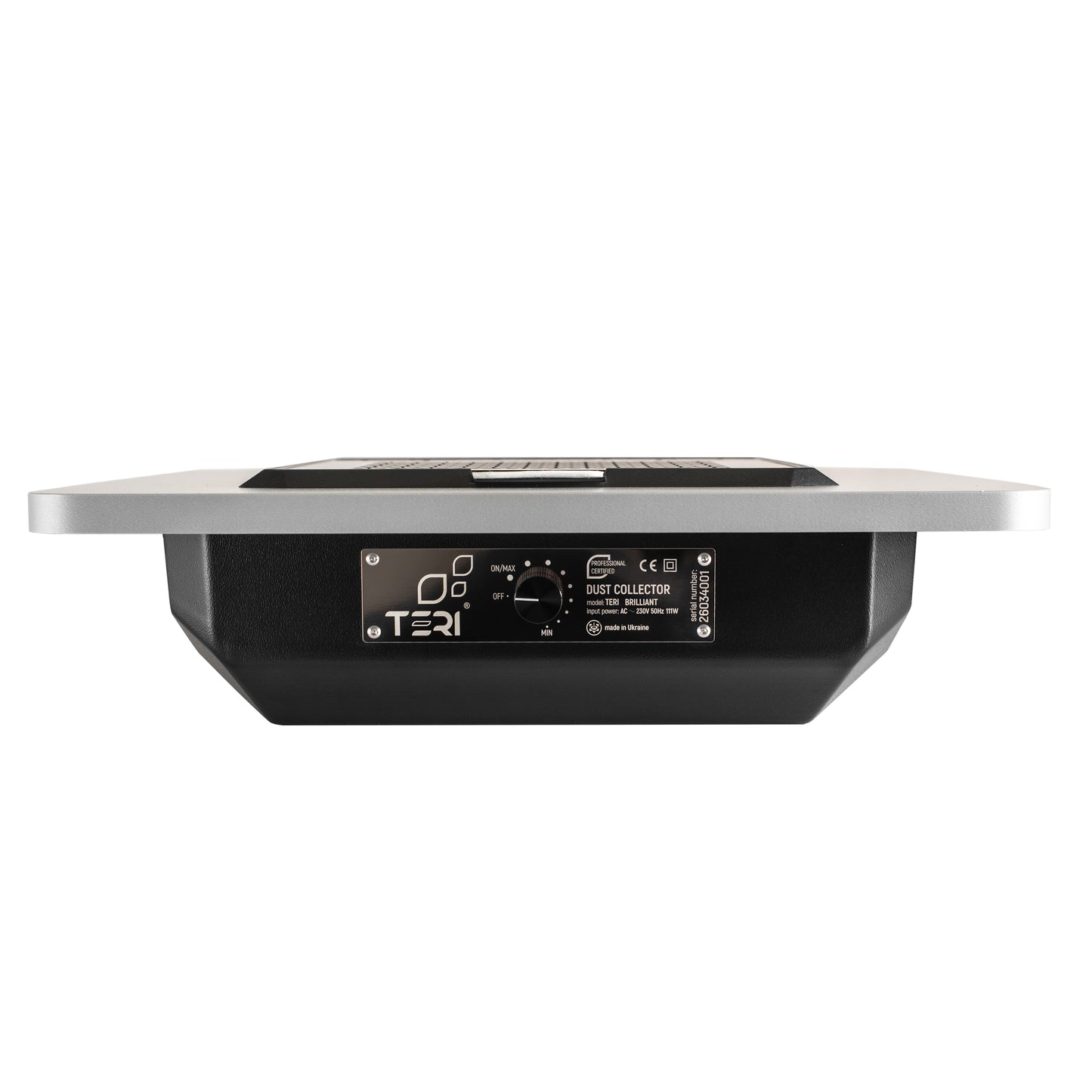 Aspirateur à ongles encastré Teri Brilliant noir grille noire – vue 2
