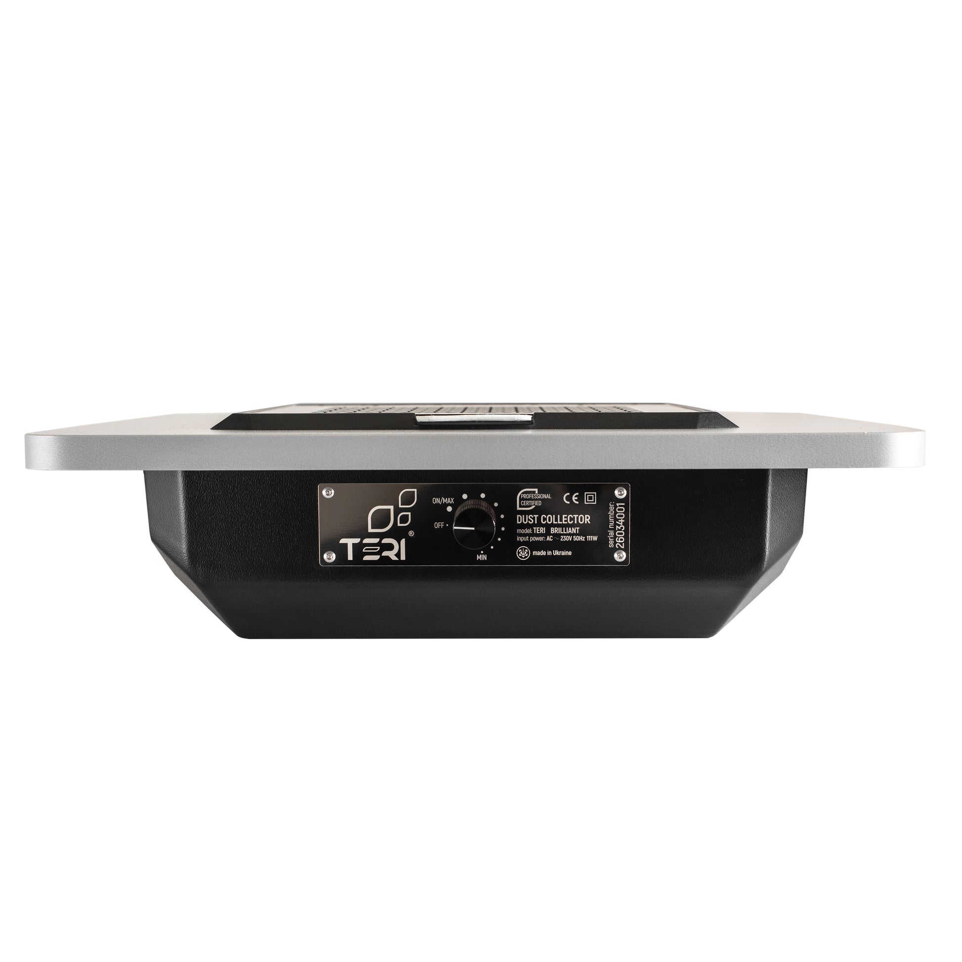 Aspirateur à ongles encastré Teri Brilliant noir grille noire – vue 2
