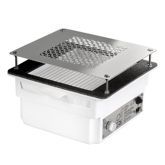 Aspirateur à ongles encastré Teri Turbo blanc grille argent – vue 2