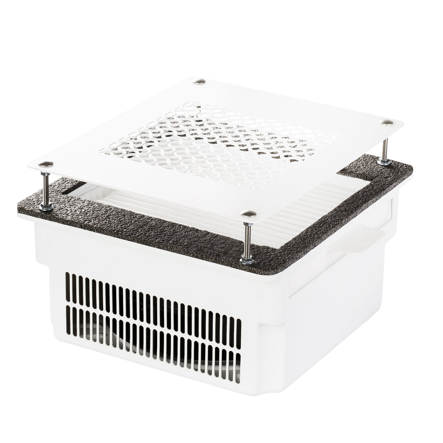 Aspirateur à ongles encastré Teri Turbo blanc grille blanche – vue 2