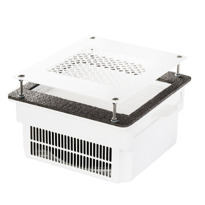 Aspirateur à ongles encastré Teri Turbo blanc grille blanche – vue 2