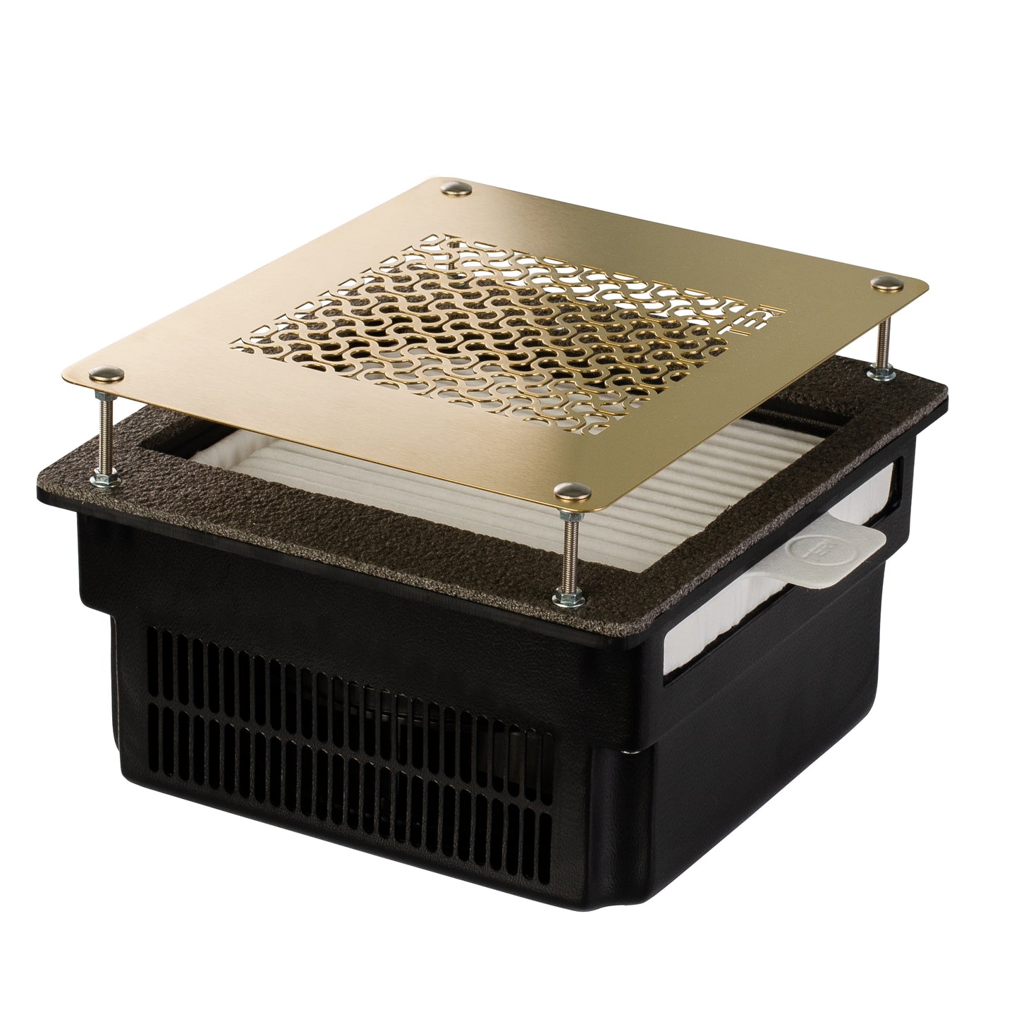 Aspirateur à ongles encastré Teri Turbo noir grille or