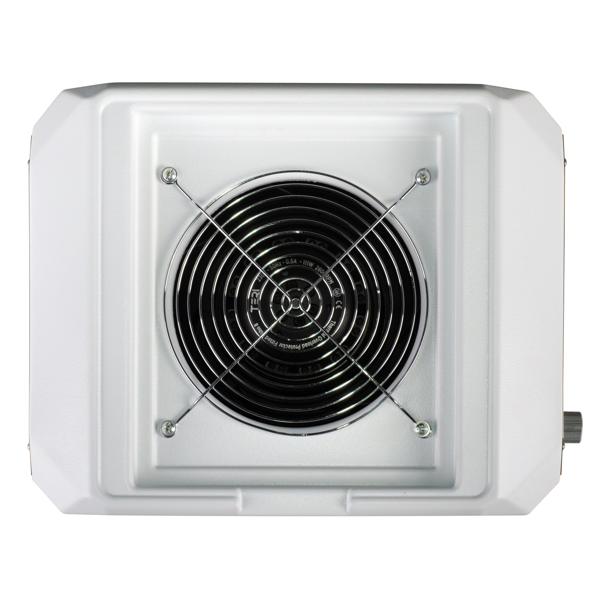 Aspirateur à ongles portable Teri Diamond blanc grille argent