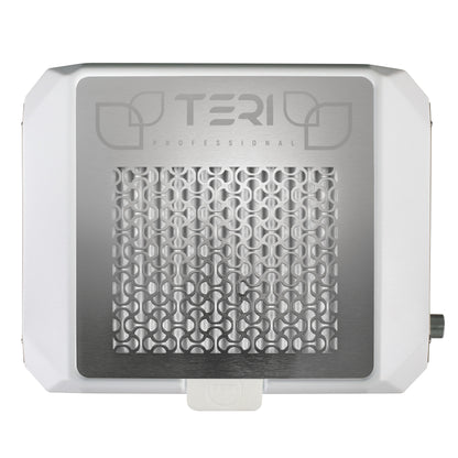 Aspirateur à ongles portable Teri Diamond blanc grille argent – vue 2