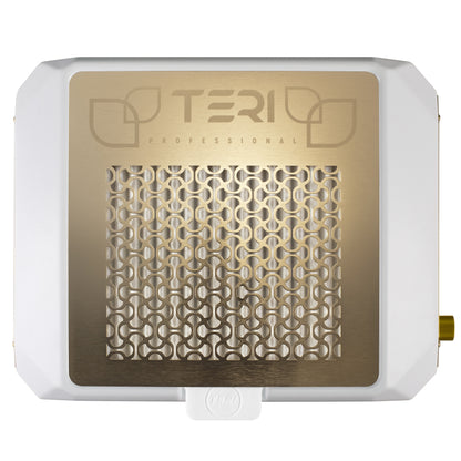 Aspirateur à ongles portable Teri Diamond blanc grille or