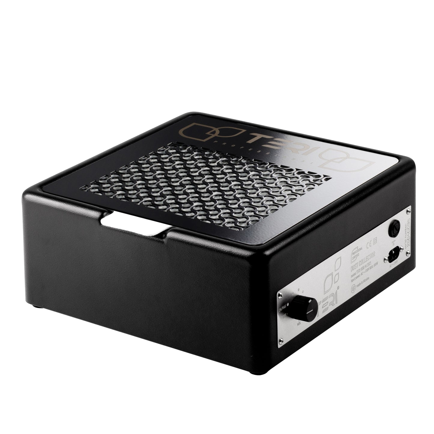 Aspirateur à ongles portable Teri Turbo M noir grille noire