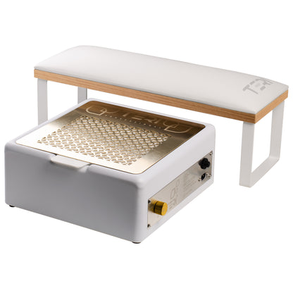 Repose-mains manucure Loft L blanc bois
