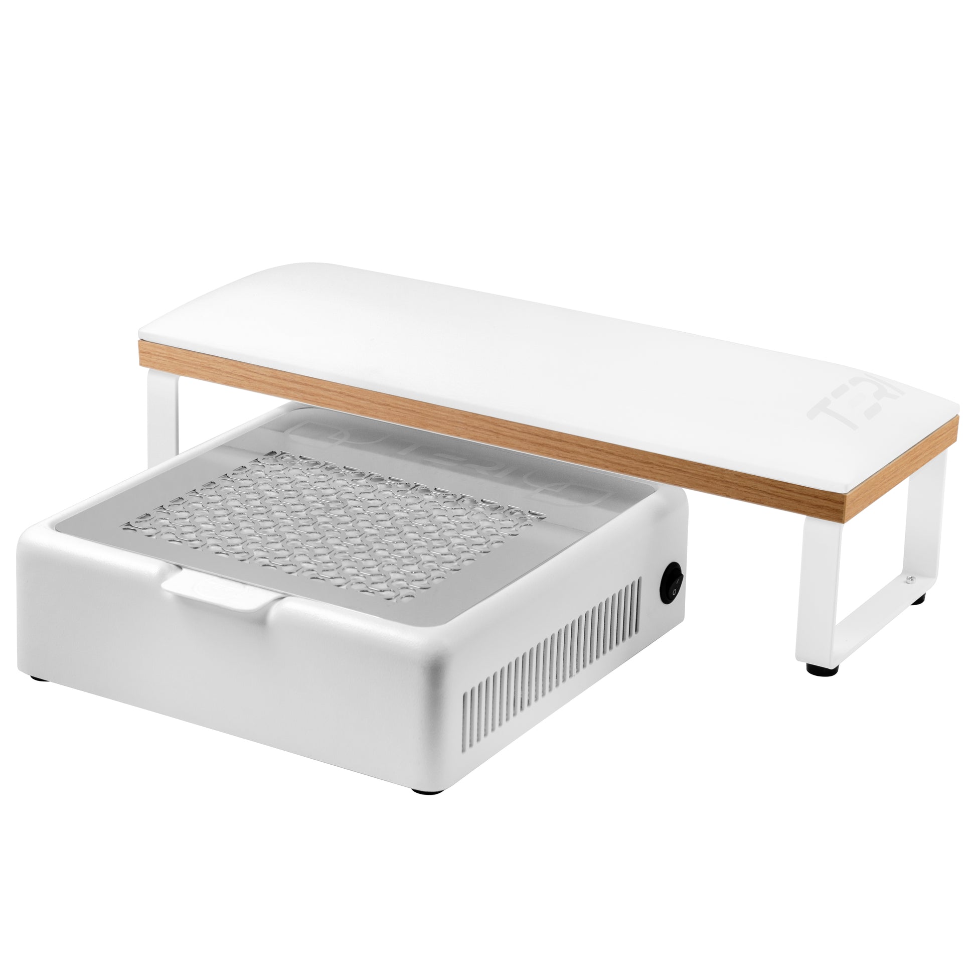 Repose-mains manucure Loft S blanc bois – vue 2
