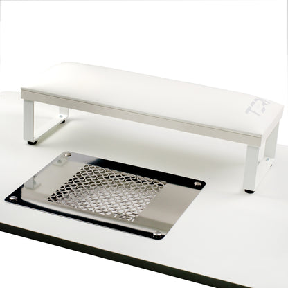 Repose-mains manucure Loft S blanc métal