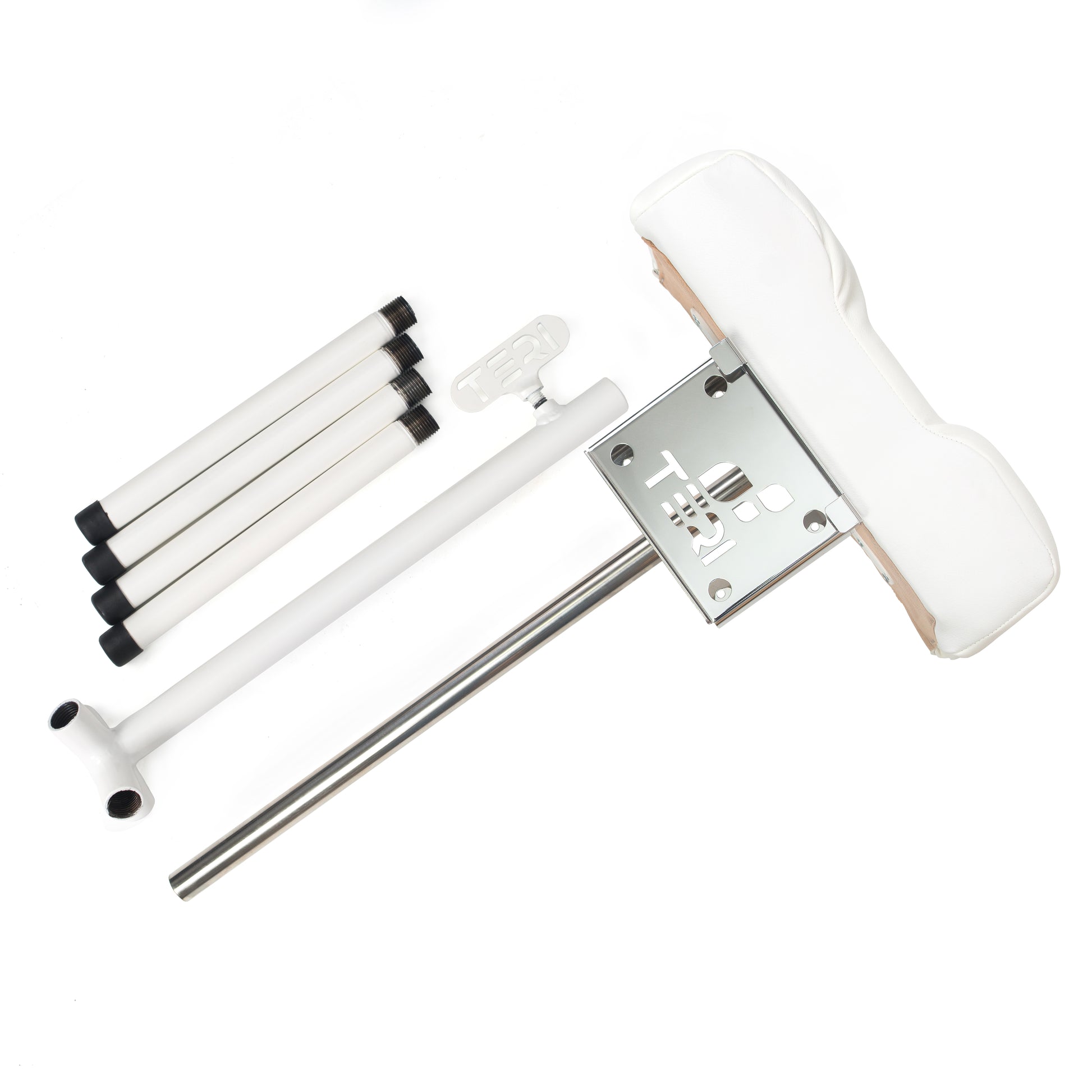 Support pédicure 4 pieds Teri blanc – vue 2