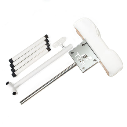 Support pédicure 4 pieds Teri blanc – vue 2